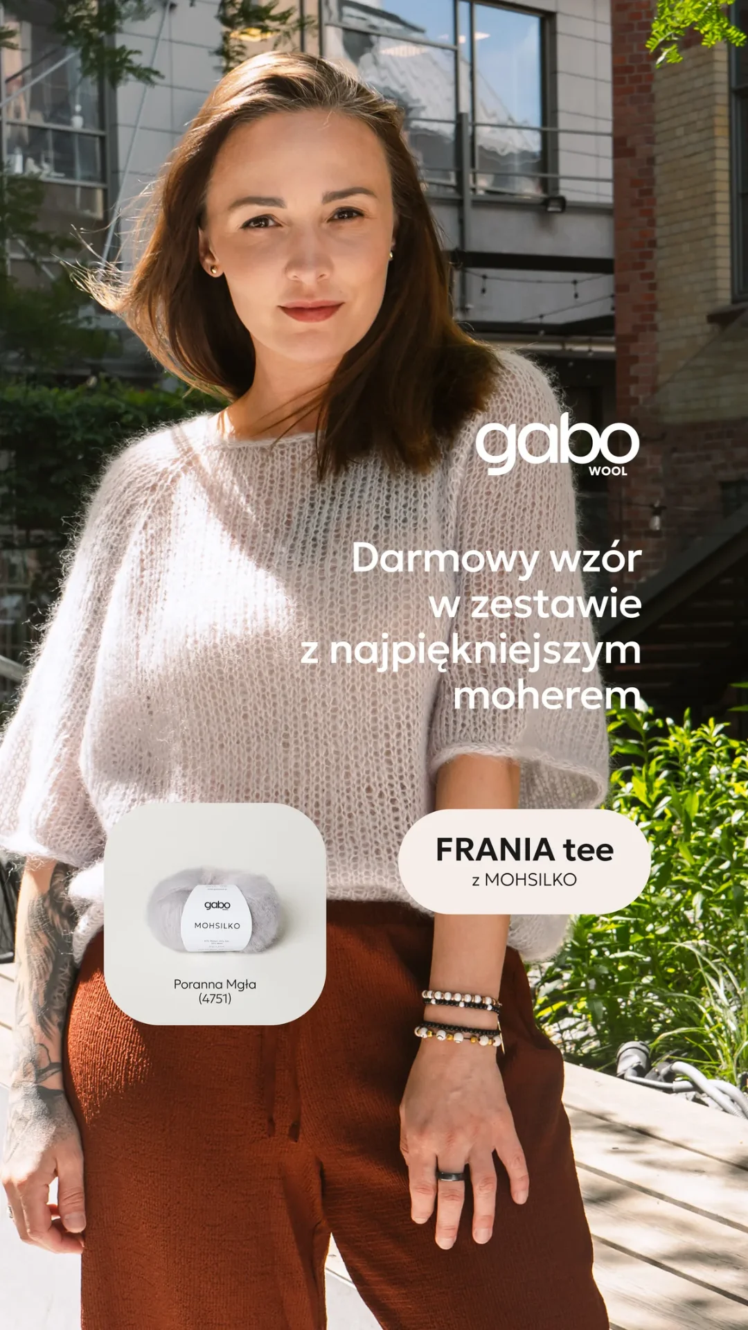 Gabo Wool — Frania Tee z Mohsilko