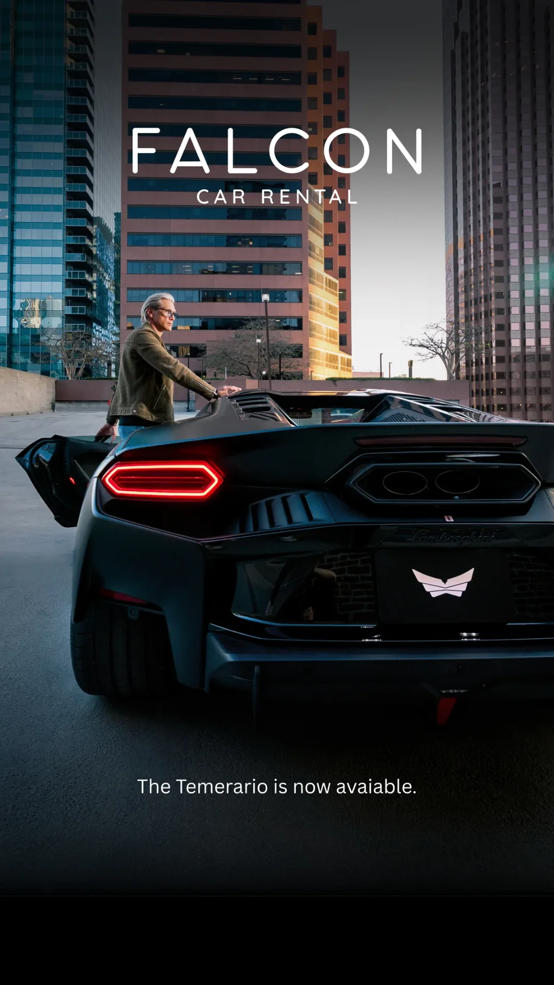 Falcon Car Rental — Lamborghini Temerario